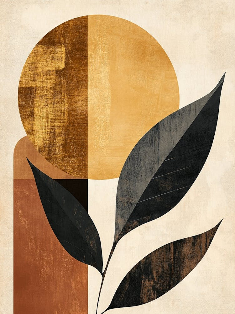 Abstract Leaf Canvas Print