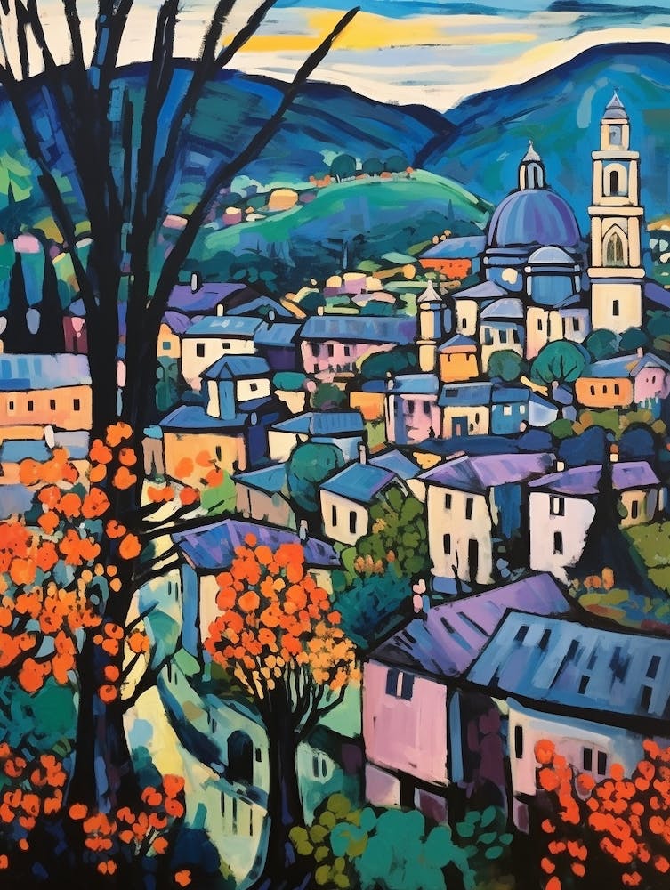 Urbino Italy 1 Fauvist Painting
