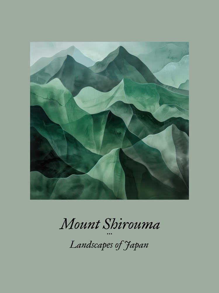 Landscapes Of Japan Mount Shirouma