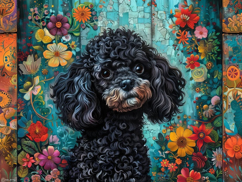 Poodle Fine Art Portrait 1