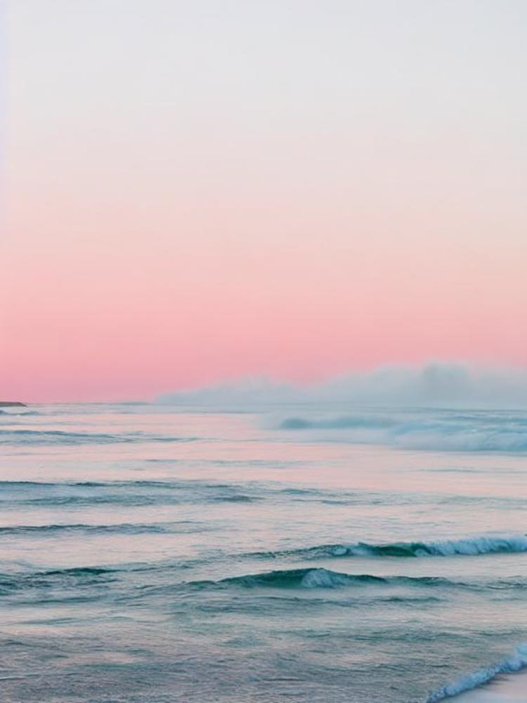 Croyde Bay Beach, Devon Pink Photography 1