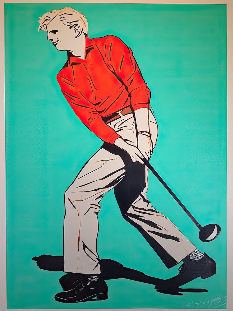 Golf Pop Art 1