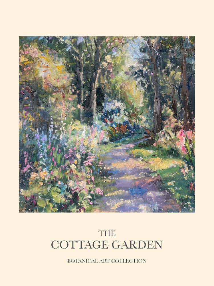 Cottage Garden Poster English Oasis 10