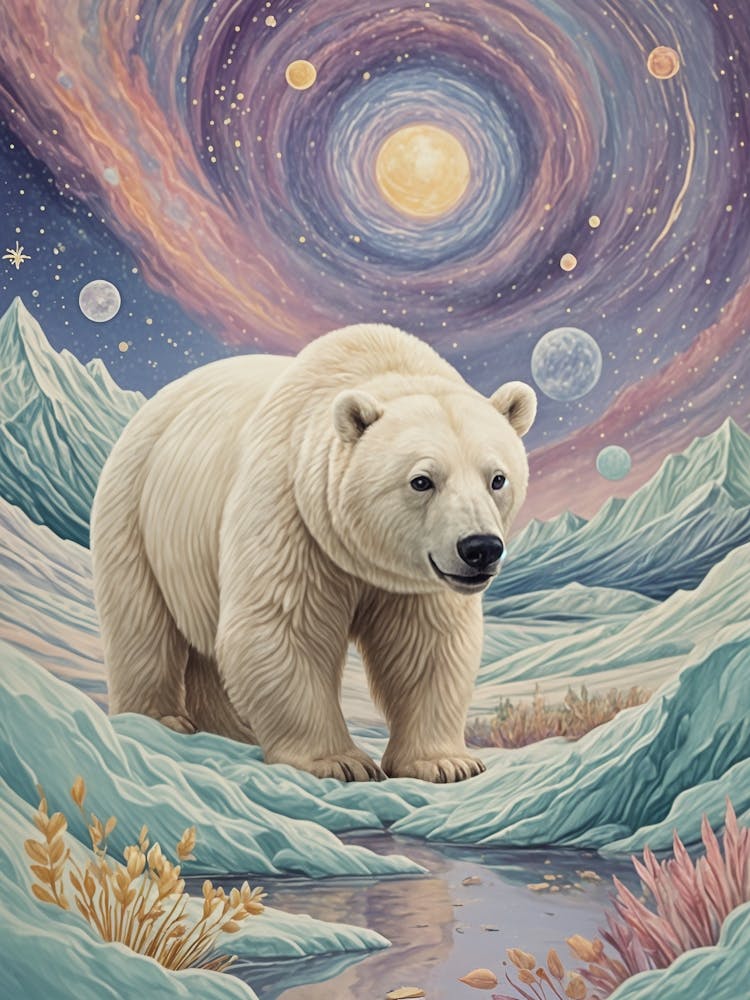 Kosmischer Eisbär