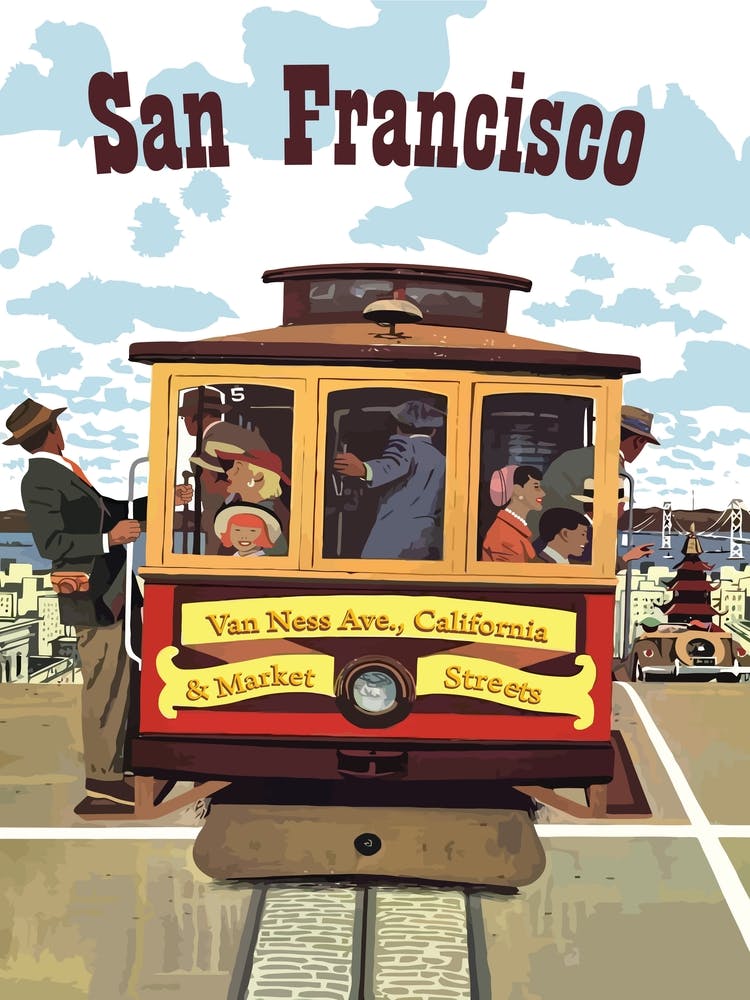 San Francisco, Tramway, California