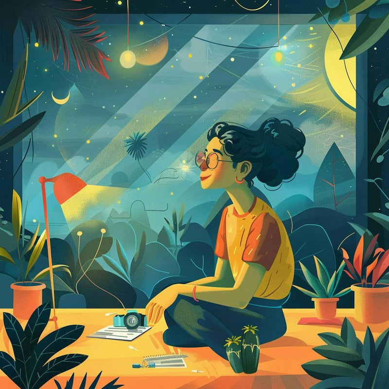 Girl In The Garden