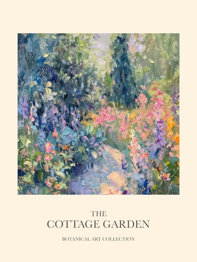 Cottage Garden Poster Wild Bloom 8