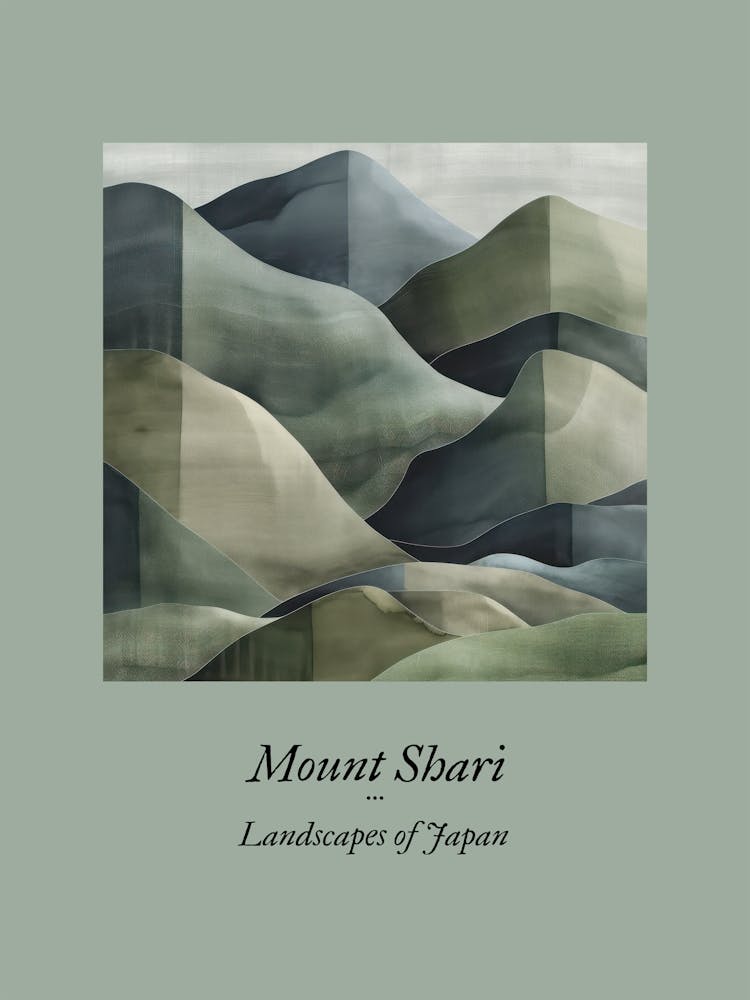 Landscapes Of Japan Mount Shari 25