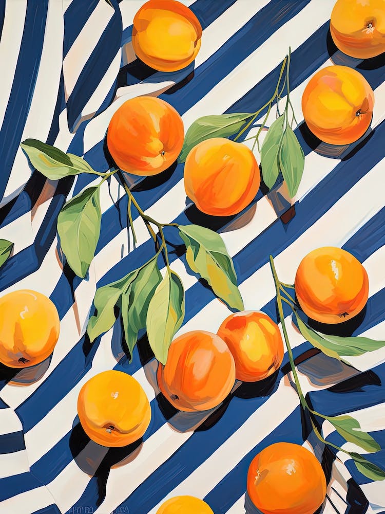 Abricots Fruit Illustration estivale 4