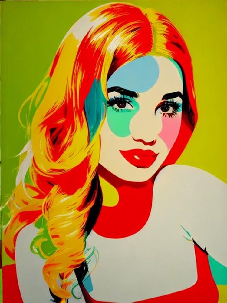 Aitana Colourful Pop Art