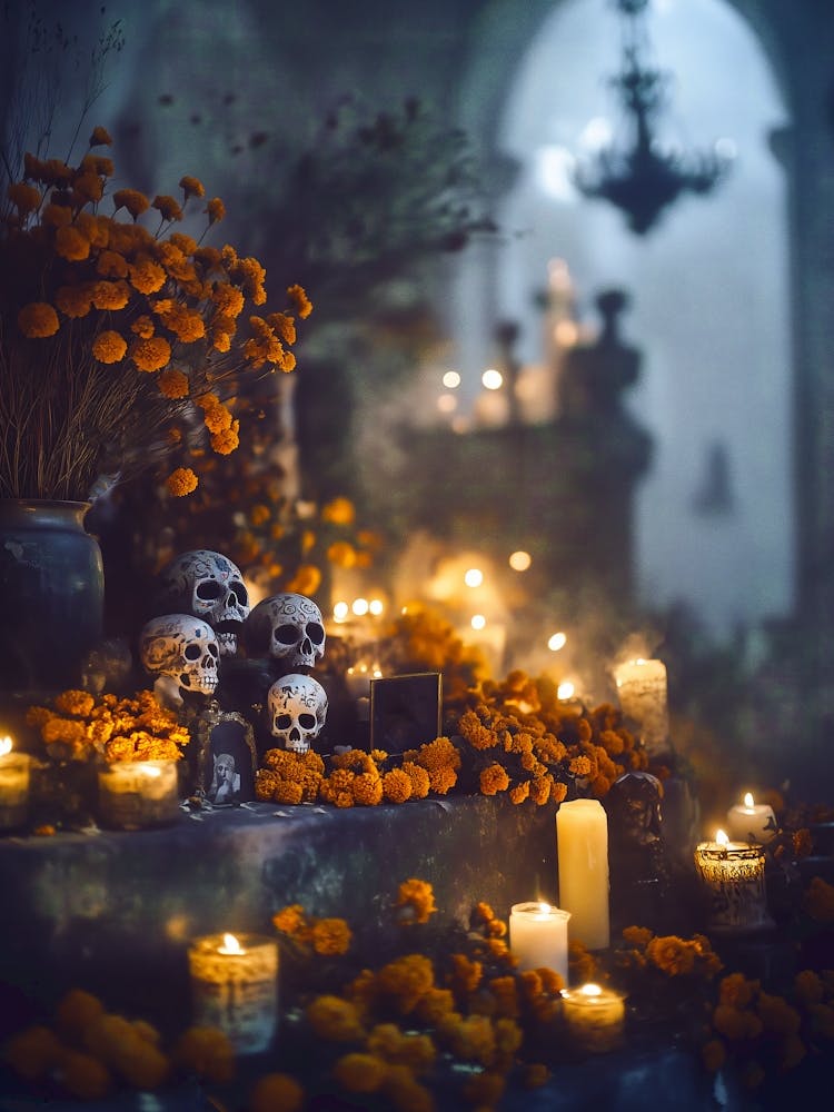 Day Of The Dead Altar Mexican art