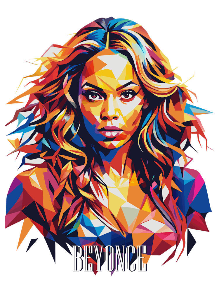 Beyonce 01 Portrait Music WPAP Pop Art