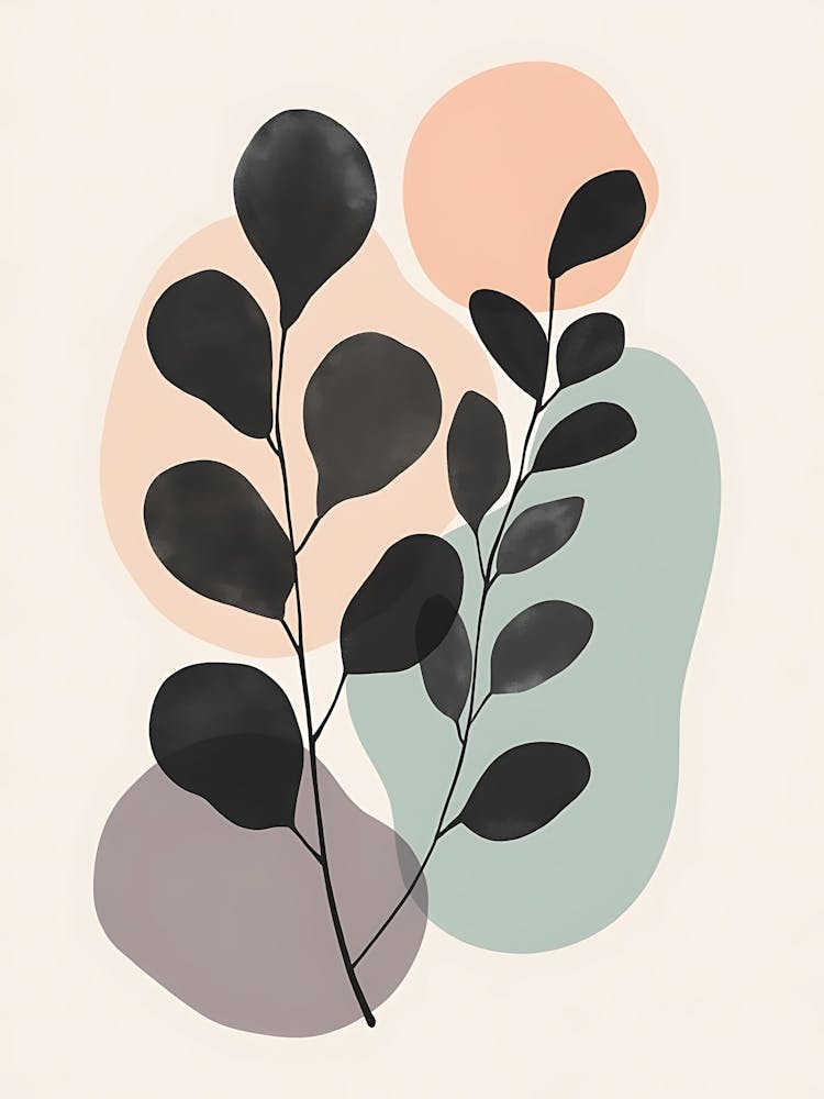 Subtle Botanical Elegance with Gentle Hues