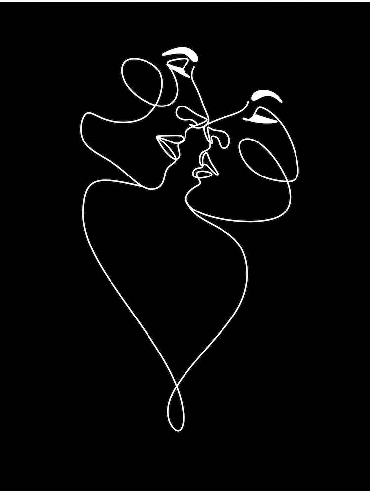 Couple Line art