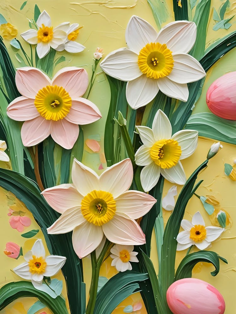 Painted Daffodils no2