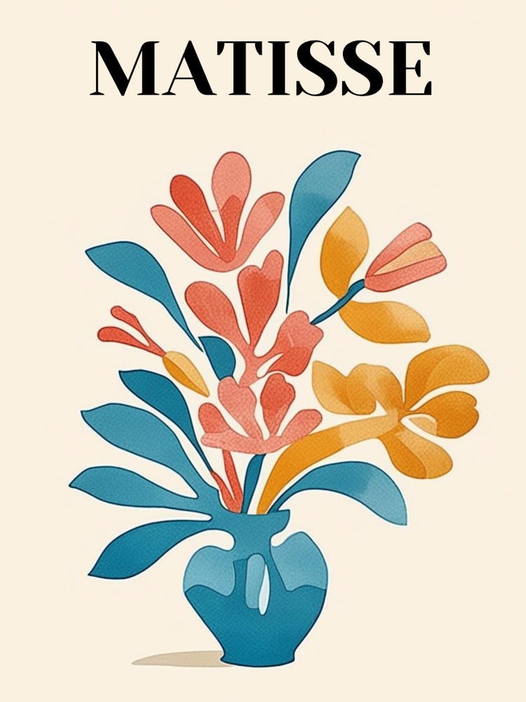 Matisse Flowers Colorful