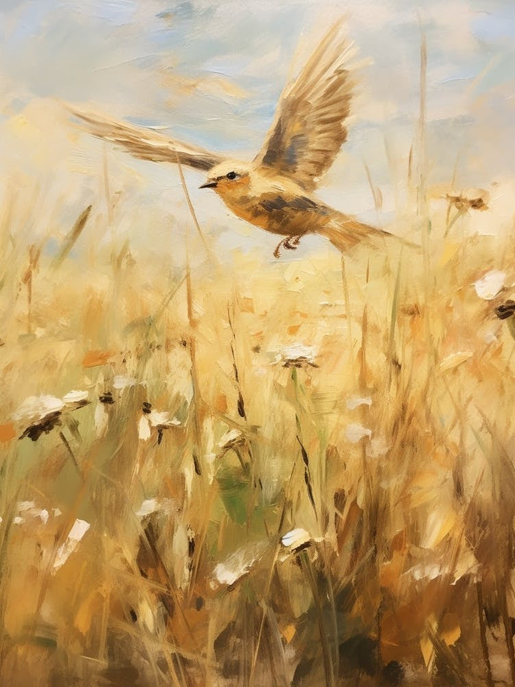 Bird Painting Lark 1