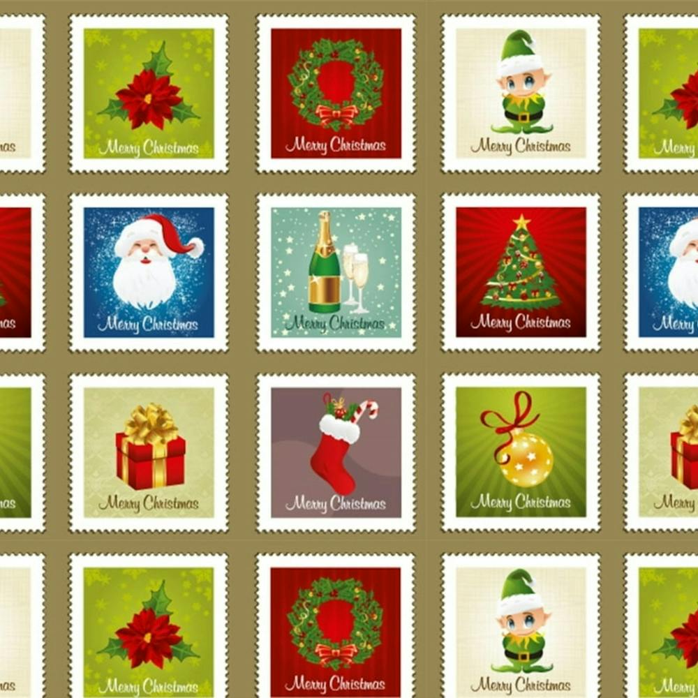 Christmas Stamp Pattern