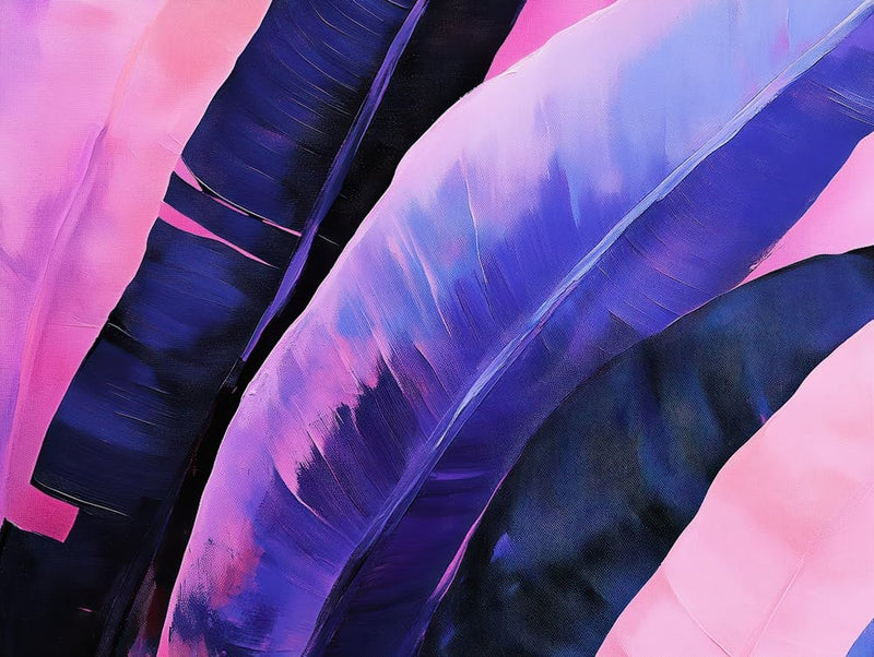 Purple And Pink Leaves