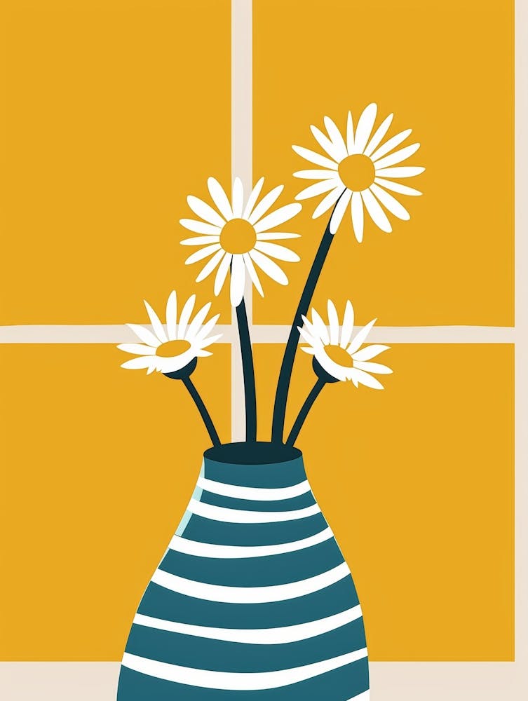 Daisies In A Vase 9