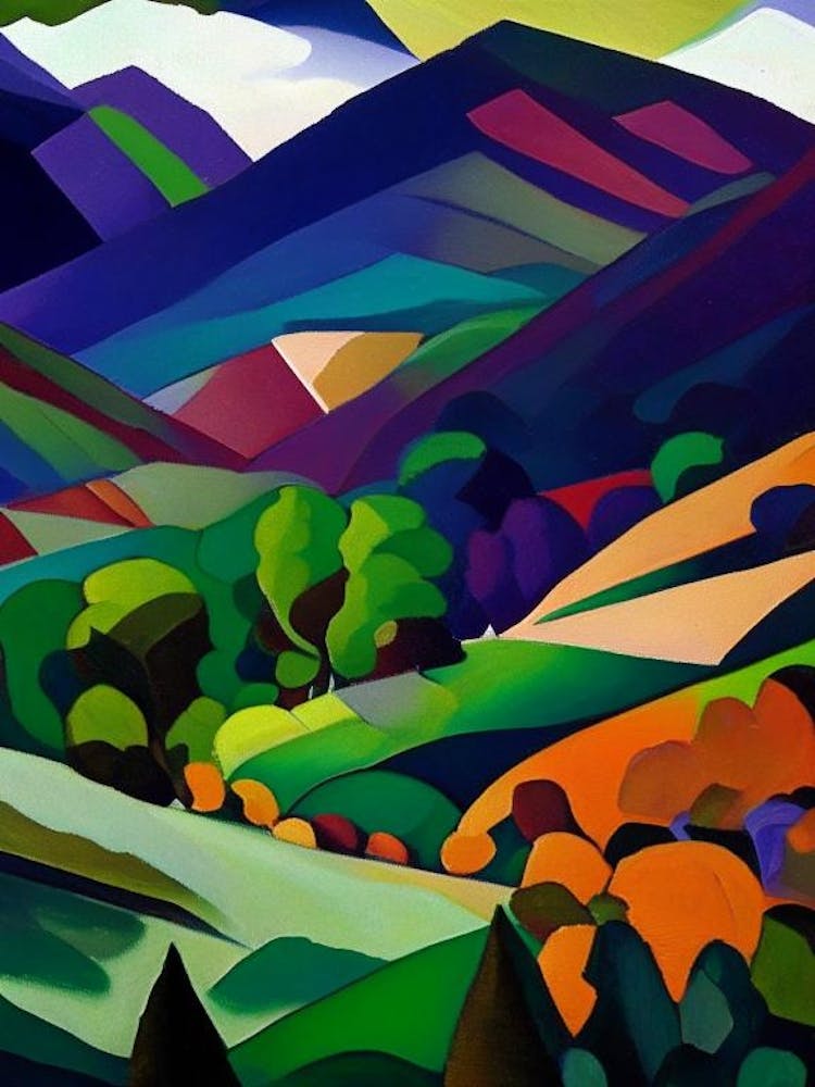 Lake District National Park United Kingdom Cubo Futuristic