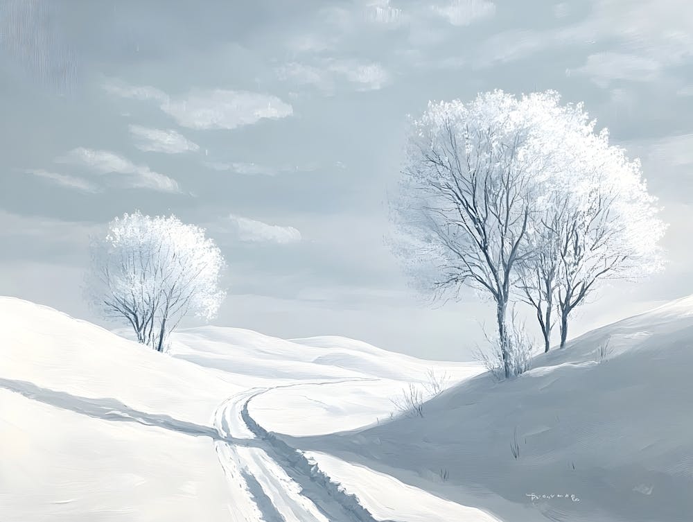 Minimal Winter Scene 11