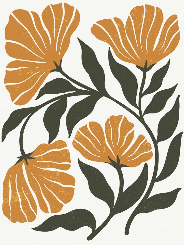 Orange Flowers 2