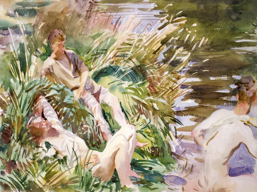 Tommies Bathing (1919), John Singer Sargent