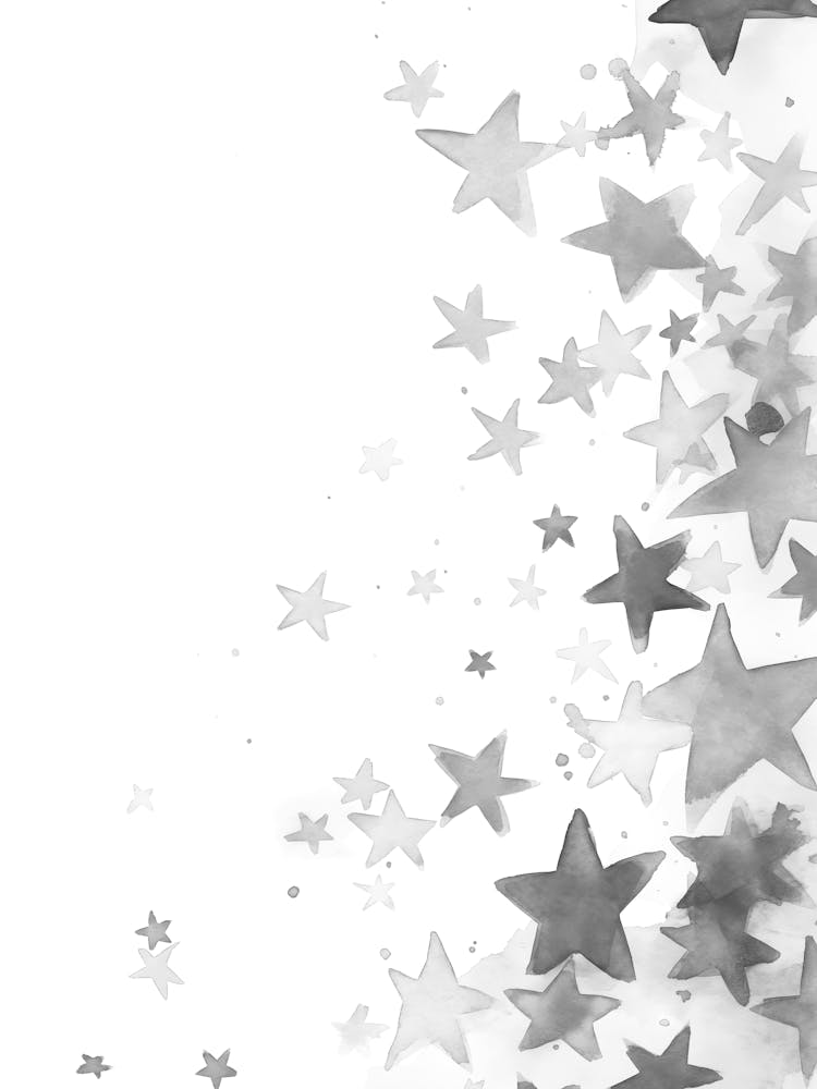 Black And White Stars