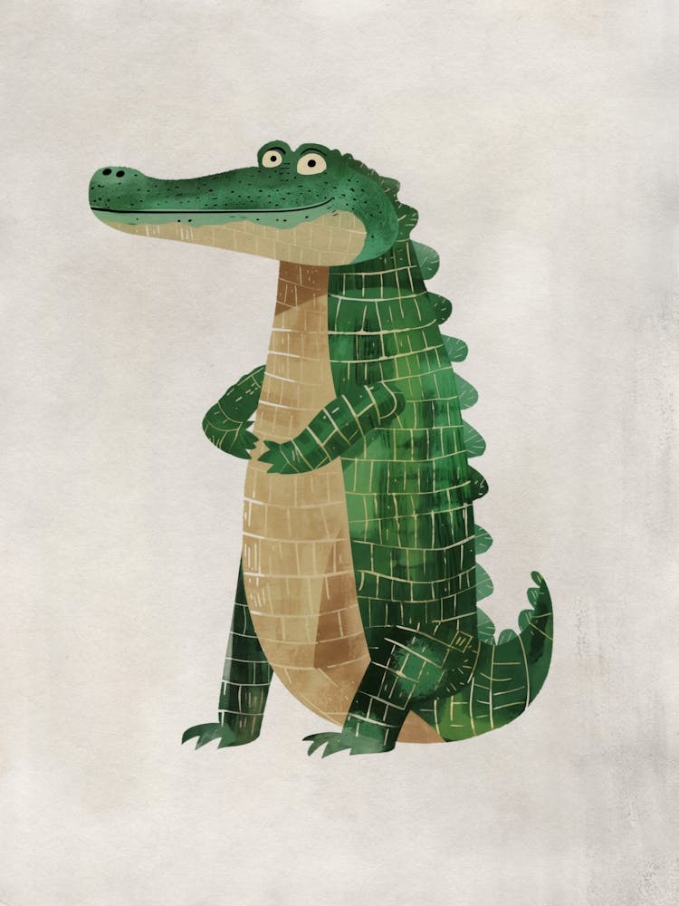 Boho Nursery 1 Crocodile