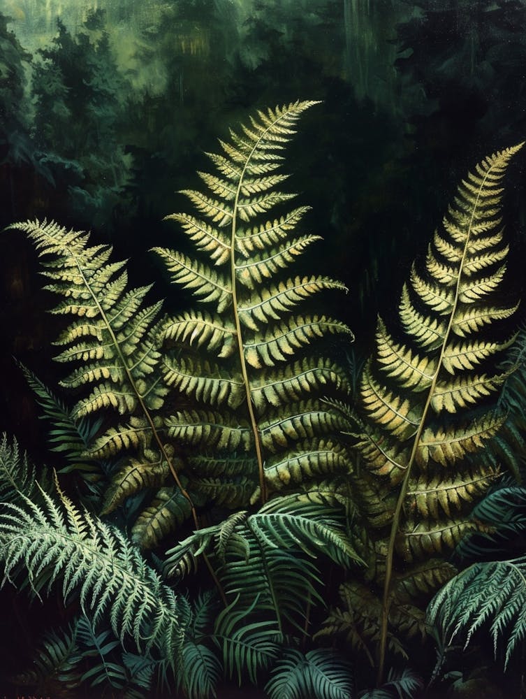 Sword Fern Painting 4