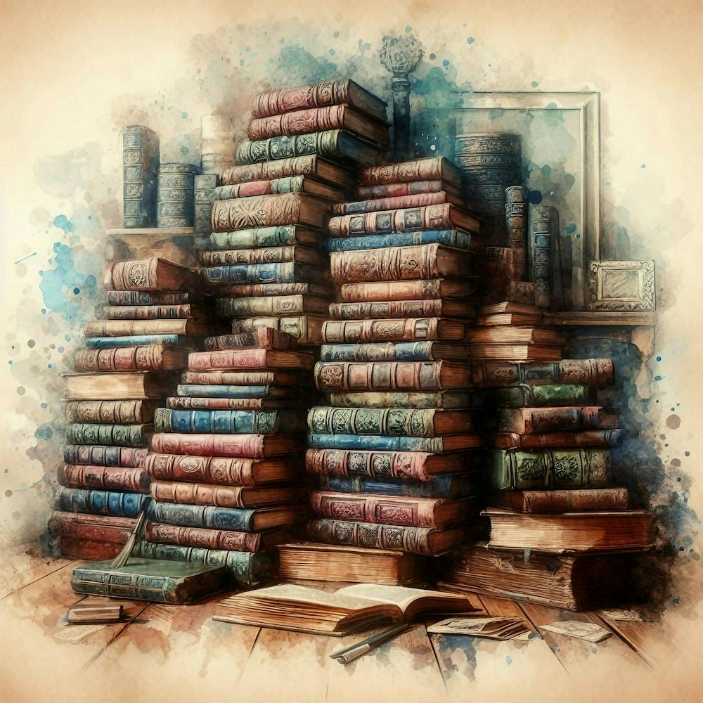 Stack Of Books 1