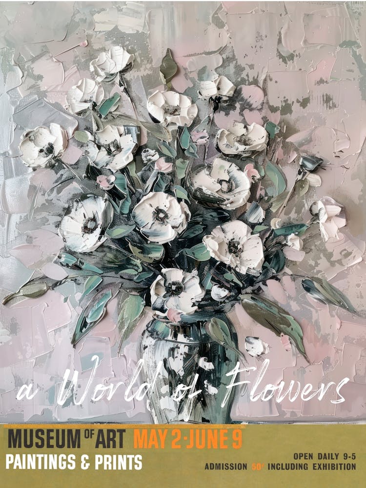 A World Of Flowers, Van Gogh Exhibition Cosmos 3