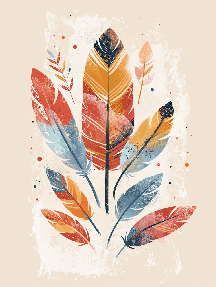 Retro Silhouettes Beneath Starlit Patterns Mid Century Style