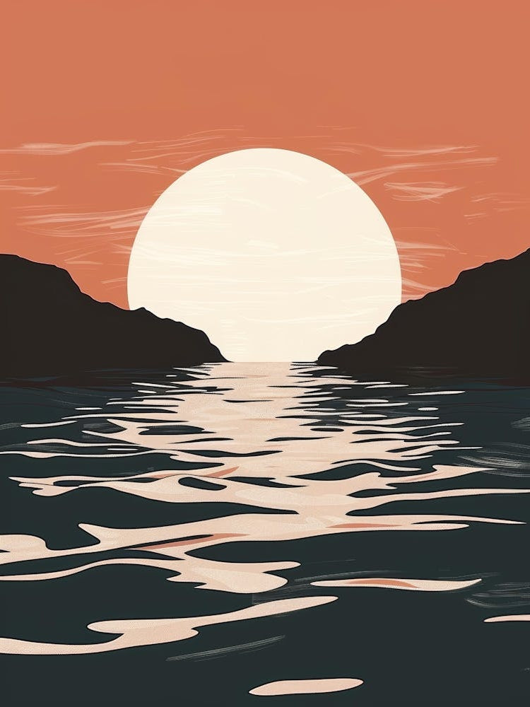 Sunset Over The Water 7