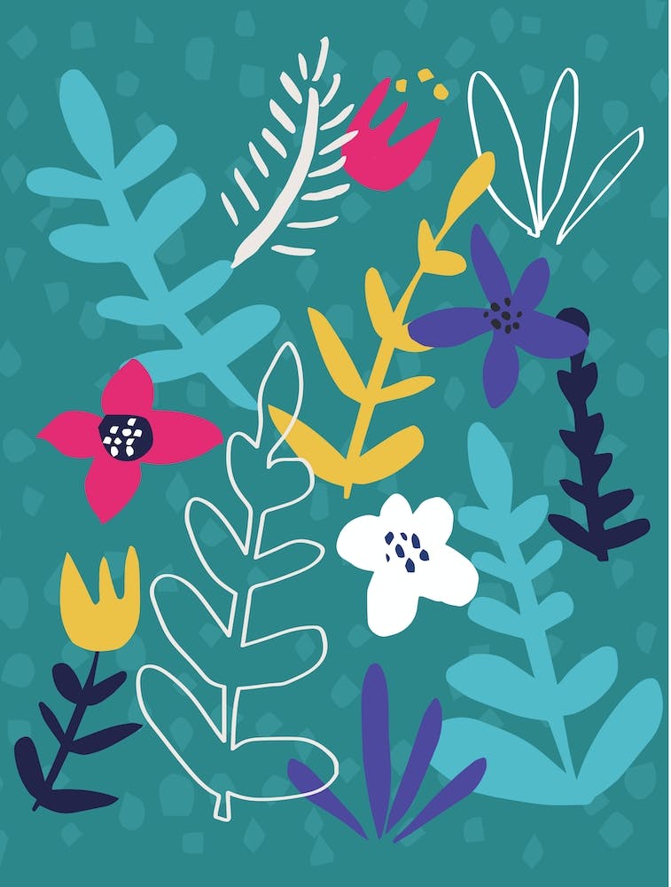 Flowers And Leaves