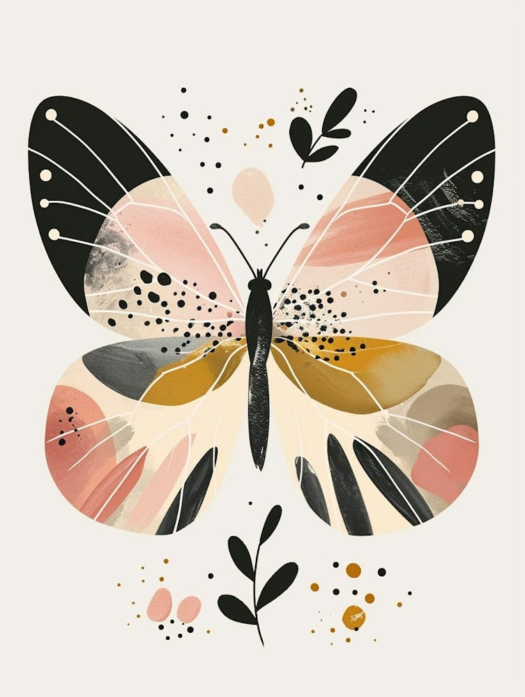 Colourful Insect Illustration Butterfly 31