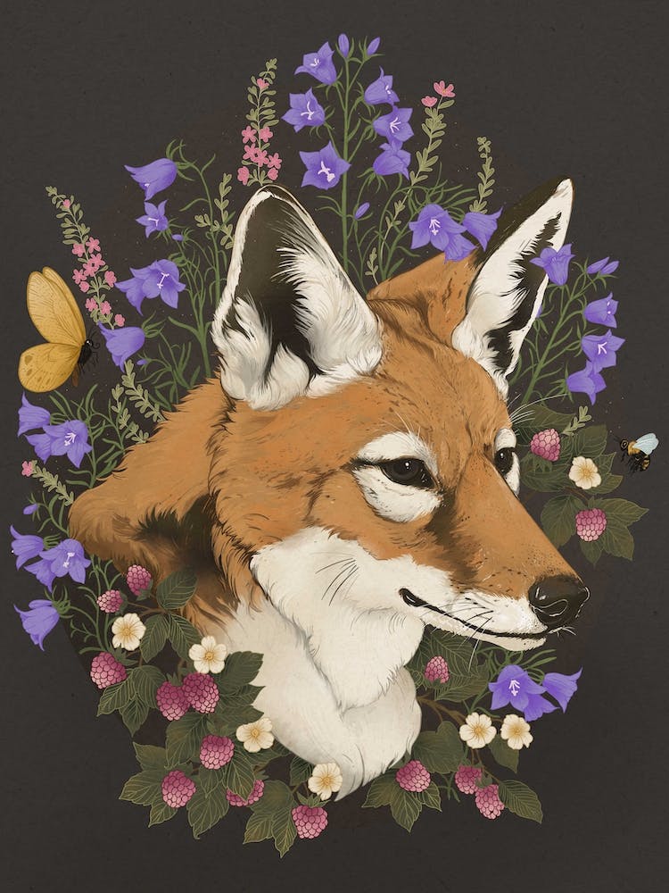 Floral Fox