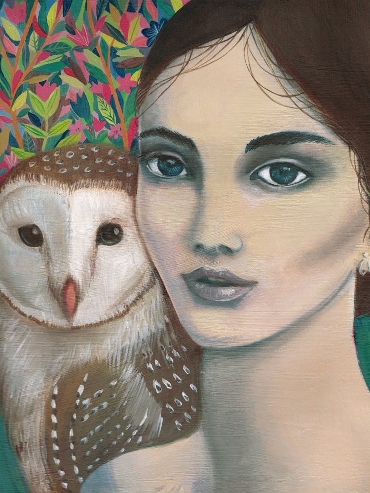 Owl And Woman