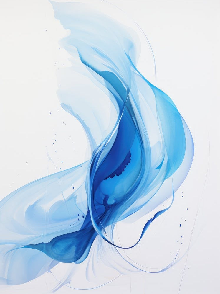 Abstract Blue Painting 1