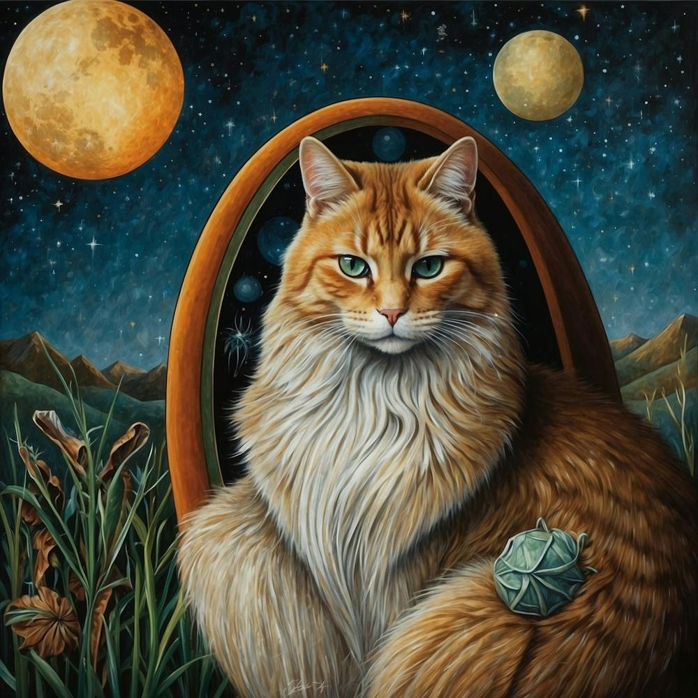 Cat In The Moonlight