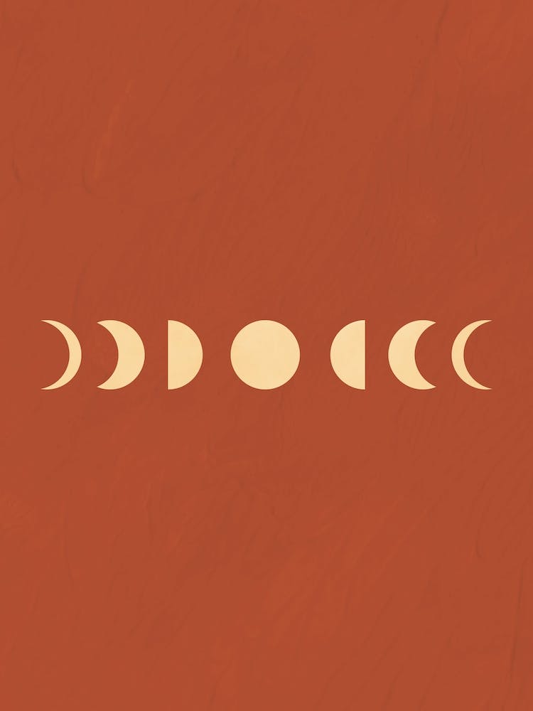 Moon Phase Lunar Boho Bohemian