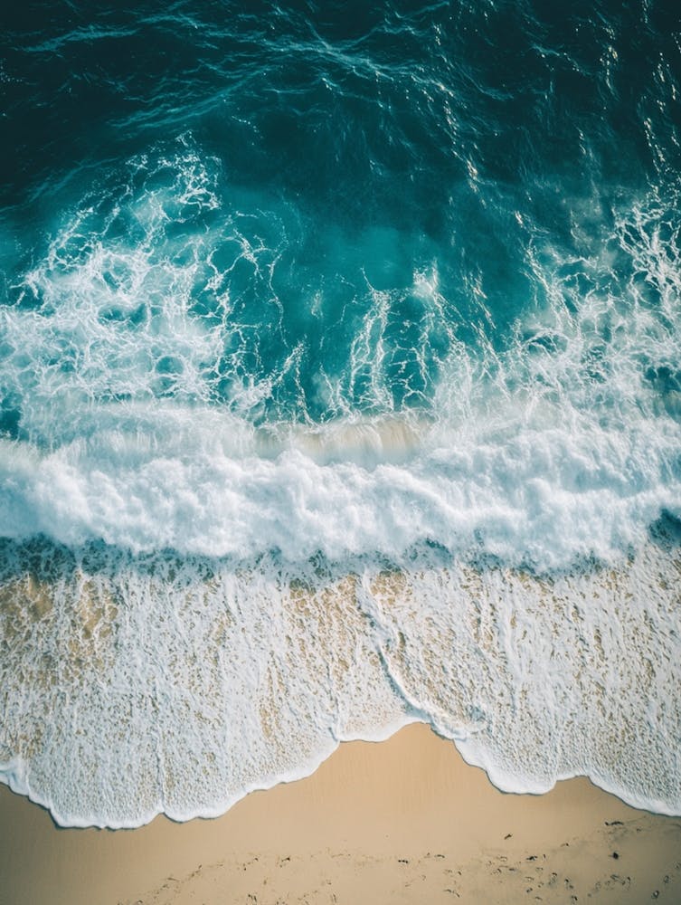 Aerial View Of A Beach 95
