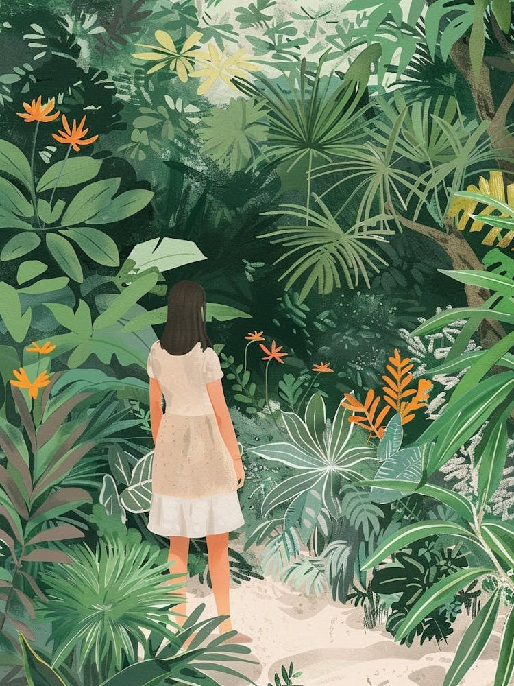 In The Garden Kew Gardens England 1