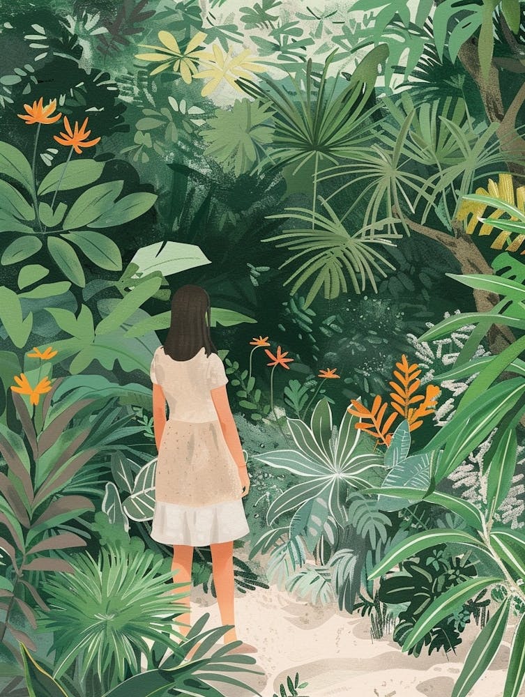 In The Garden Kew Gardens England 1