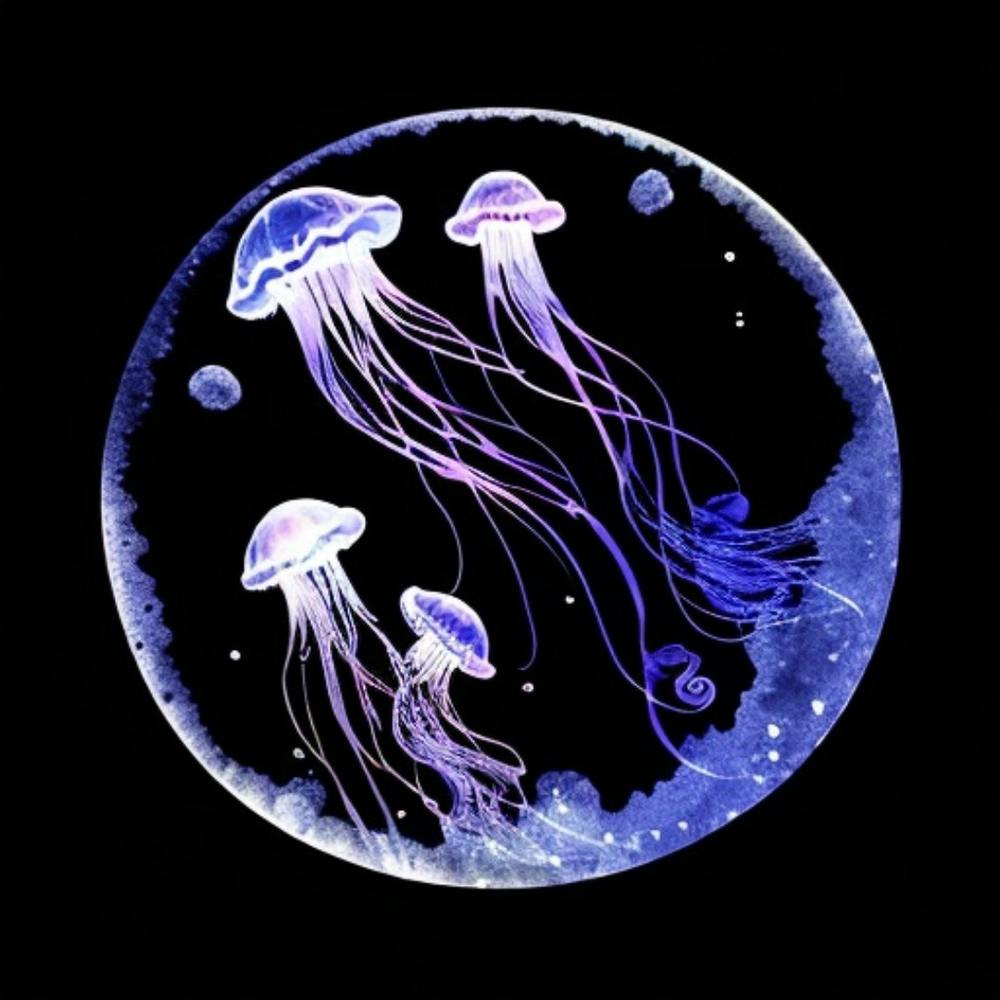 Jellyfish In A Circle