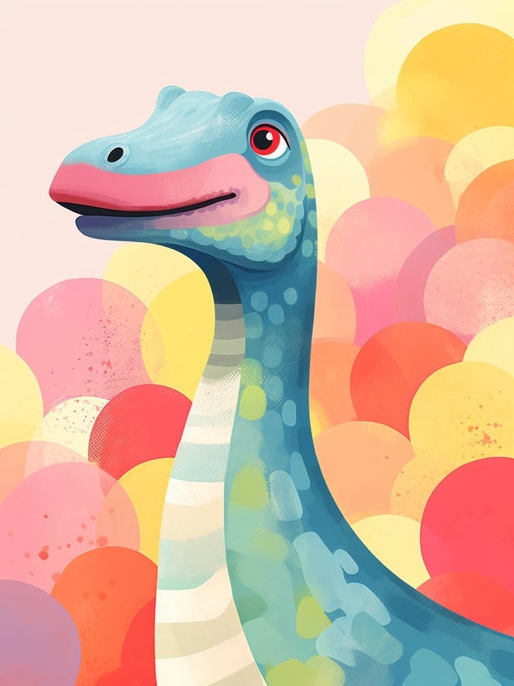 Colourful Dinosaur Brachiosaurus 2