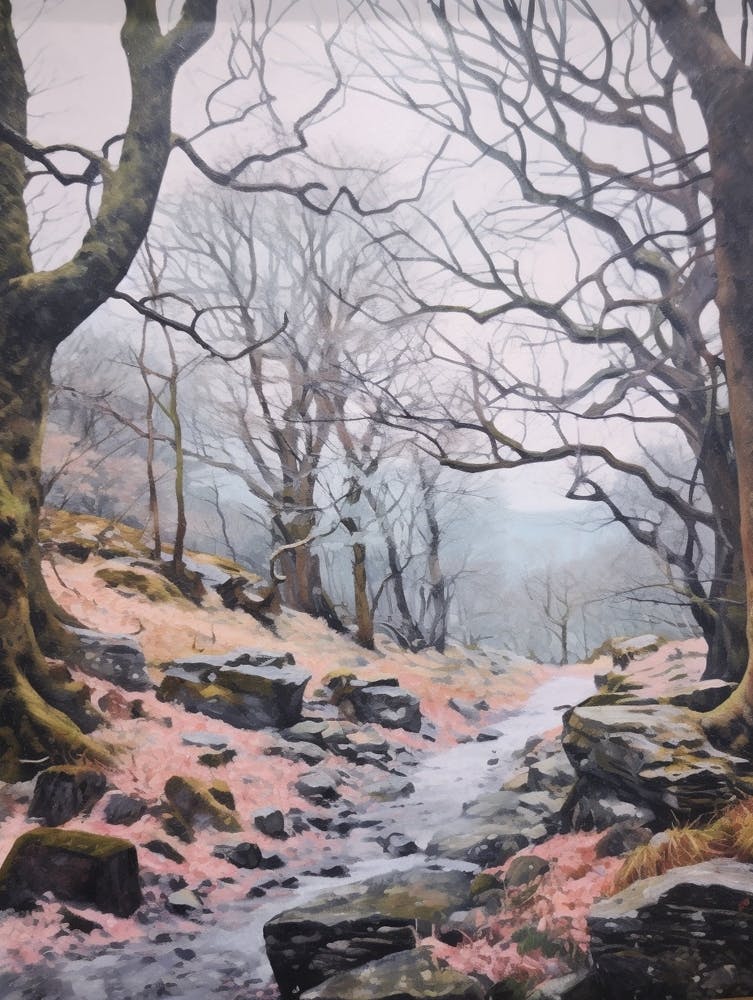 Dreamy Winter Painting Killarney National Park Ireland 6