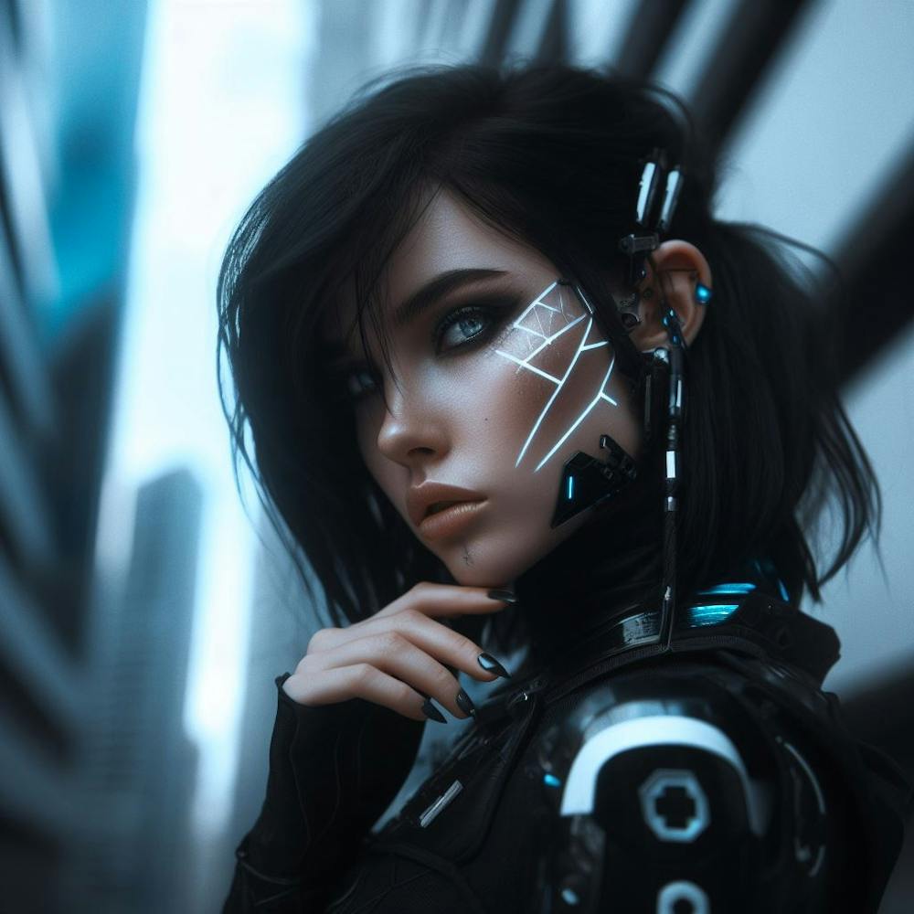 cyberpunk girl