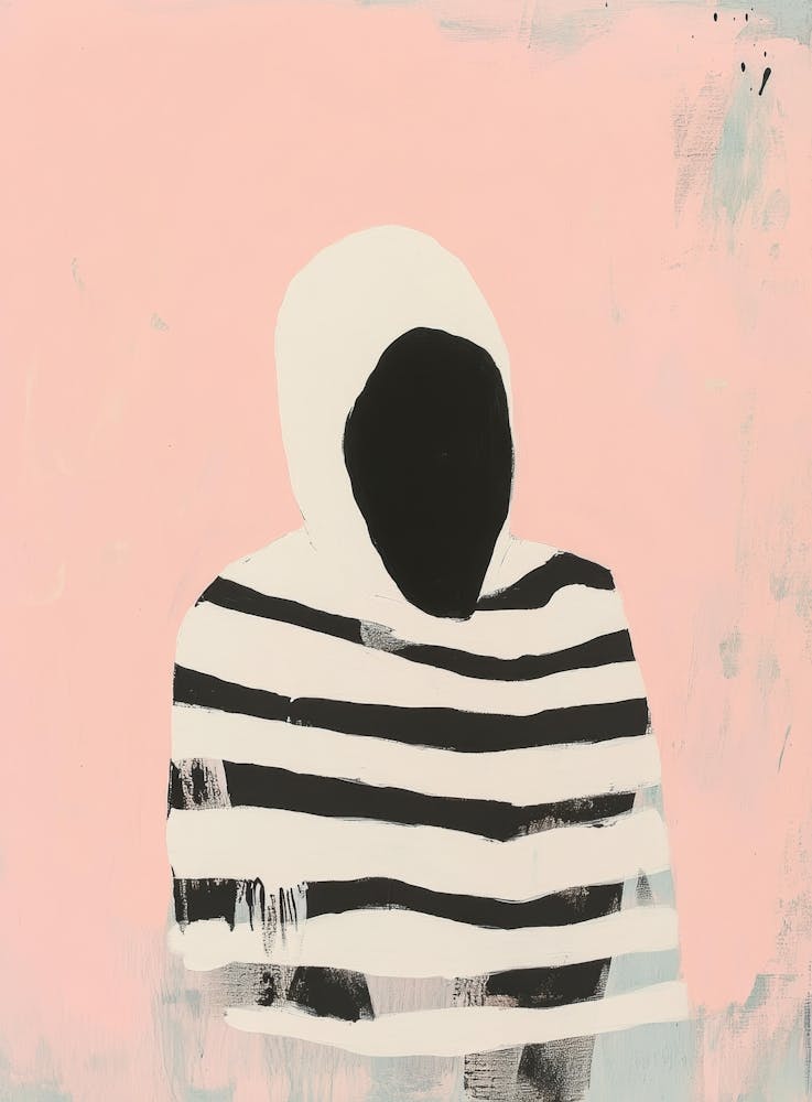 Personne à capuche